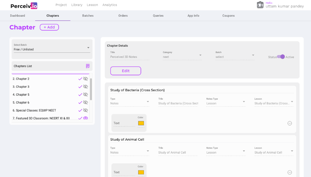 Publish and manage your own curriculum